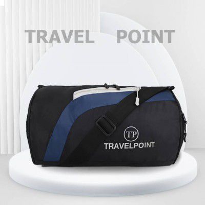 TRAVEL POINT 25 L Gym Duffel Bag - trendy Men & Women-Black-Sport - Black