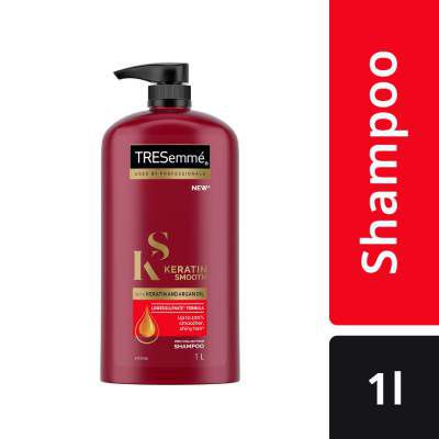 Tresemme Keratin Smooth Shampoo,With Keratin And Argan Oil, 1 Ltr