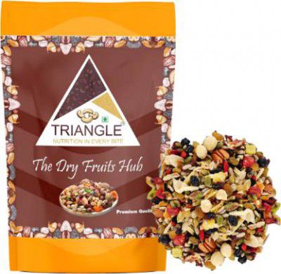 triangle 1 Kg Mixed Nuts Trial Mix , Mix Dryfruits Nuts & Seeds , Premium Quality Assorted Seeds & Nuts, Assorted Nuts, Kernels  (2 x 500 g)