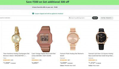 Triple offers on Top Brand Watches | Fastrack, Casio, Titan, Fossil and many more