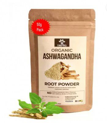 Trivang 100% Natural Ashwagandha Powder- Withania Somnifera, 50g