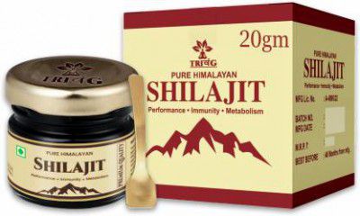 Trivang Himalayan Shilajit Resin|Rich in Fulvic Acid|For Immunity, Strength and Power|