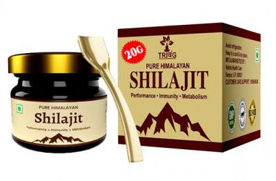 Trivang Pure Original Himalayan Shilajit/Shilajeet Resin 100% Natural Resin 20G Pack of 1