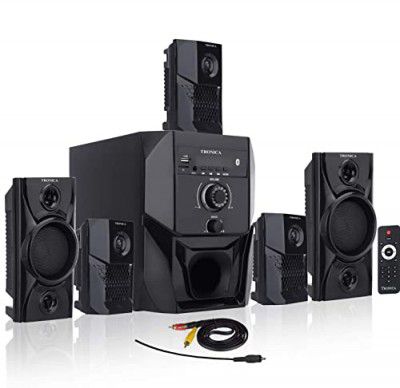 TRONICA Super King 40W Home Theater (5.1 Speaker Set Black)