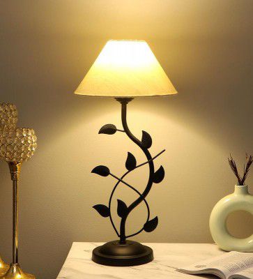 tu casa Contemporary Metal Table Lamp - Elegant Lighting for Bedroom, Living Room, and Balcony | Modern Design, Pack of 1, Bulb Not Included |