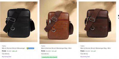 Tufh Messenger Bags Upto 91% Off