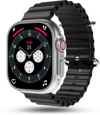 Ucool Ultron 1.96 Infinite Display,BT Calling Smartwatch (Black Strap, Regular)