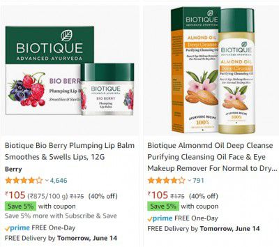 Biotique Beauty Care Product Minimum 40% Off