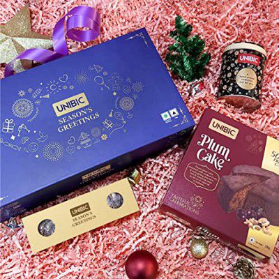 Unibic Season's Greetings| Holi Gifting | Plum cake with Chocolate and CookieI Gift