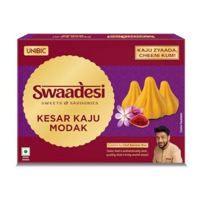 Unibic Swaadesi Kesar Kaju Modak