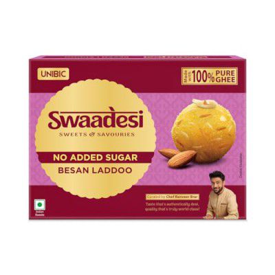 Unibic Swaadesi No Added Sugar Besan Laddoo