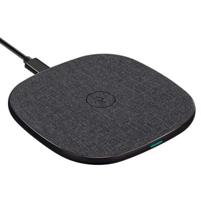 UNIGEN AUDIO UNIPAD 15W Wireless Charger Pad [Qi Certified] Type-C PD, Compatible with iPhone 15/1413/12/11/XS/XR/X/8, Galaxy S20/S10/S9/Note 10 (Grey)