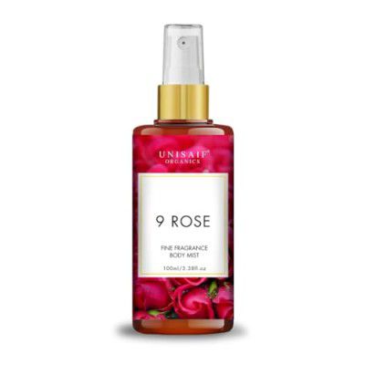 Unisaif 9 Rose Body Mist - Long Lasting Body Mist for Women - Refreshing Rose & Lavender Scent Body Mist for Women Long Lasting Fragrance | Alcohol Free | Skin Friendly Body Mist Men & Women 100ml