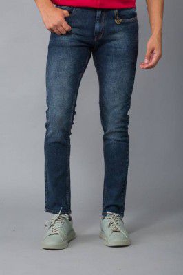 United Casual  Skinny Men Dark Blue Jeans