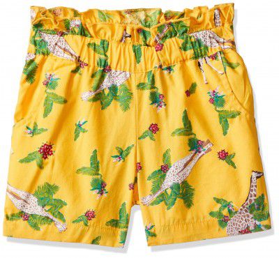 United Colors of Benetton Baby Girls Regular fit Cotton Shorts