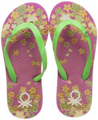 UNITED COLORS OF BENETTON Girl's Ip8flpsty1wi Ad5 Slippers