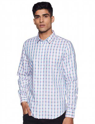 United Colors of Benetton Mens Checkered Slim fit Casual Shirt