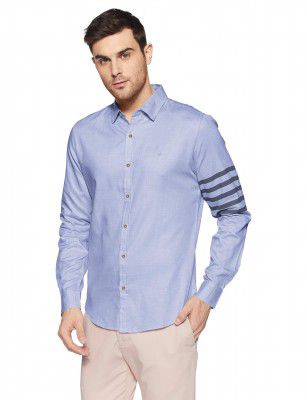 United Colors of Benetton Men's Striped Slim Fit Casual Shirt