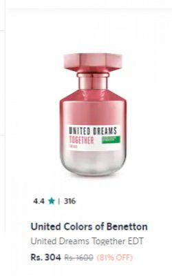 United Colors of Benetton Perfume at 80% off