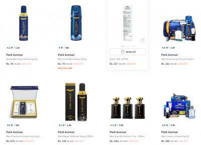 Myntra : Upto 60% off On Park Avenue Beauty Products