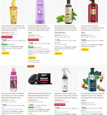 Upto 70% Off On Branded Hair Care Product