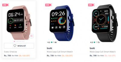 Myntra : Upto 90% Off On Boat Smartwatches | Starts at ₹799