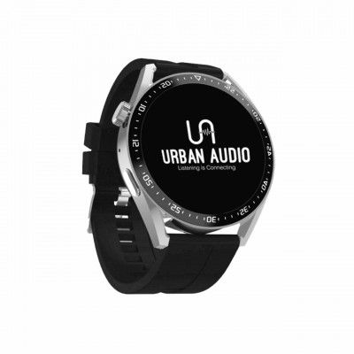 Urban Audio SF04 Smartwatch with 1.77 Inch HD Display, Alloy Body, HR,BP & SpO2 Level Monitor, Anti-Lost, Calculator, Activity Tracker, Sports Modes, Waterproof IP67 & 5 Days Battery Life-Active Black