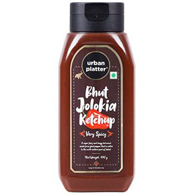 Urban Platter Bhut Jolokia Ketchup, 470g