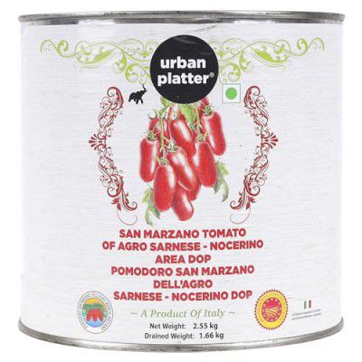 Urban Platter San Marzano Whole Peeled Tomatoes in Tomato Juice, 2550g / 89.9oz [Tomates pelles dans le jus, DOP, Product of Italy]