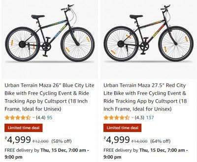 Urban Terrain Cycle @ ₹4999