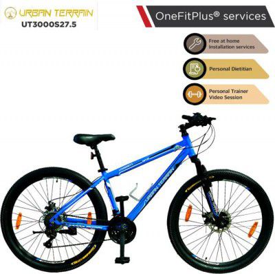 Urban Terrain UT3000S27.5 Steel MTB Mountain Cycle with 21 Shimano Gear