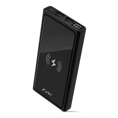 URBN 10000 mAh 15W Super Fast Charging Wireless Power Bank with 22.5W