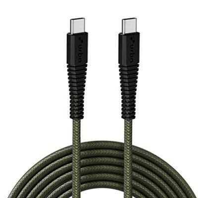 URBN Type-C to Type-C | 65W Super Fast Charging Cable | Length (5 Feet) - Camo