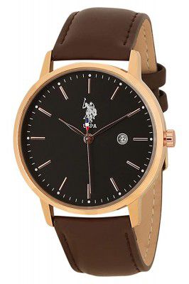 US Polo Association Autumn-Winter 20 Analog Black Dial Mens Watch-USWAT0033