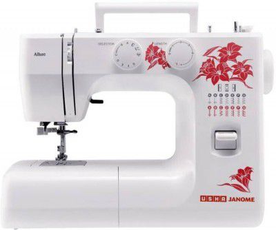 USHA Allure DLX Electric Sewing Machine  ( Built-in Stitches 21)