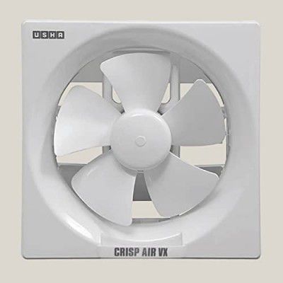 USHA Crisp Air VX 150mm Sweep Size, 240mm Duct Size Exhaust Fan (White)