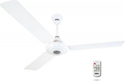 USHA Energia 32 1200 mm BLDC Motor with Remote 3 Blade Ceiling Fan  (White)