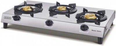 USHA GS3001 Stainless Steel Manual Gas Stove 