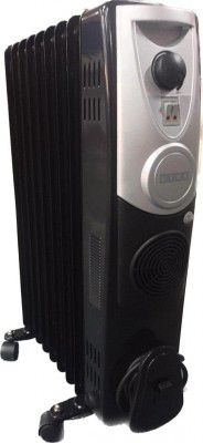 Usha OFR - 4209 9Fin 2400 Watts PTC Room Heater with Fan (Black)