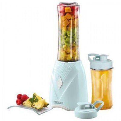 USHA On The Go 350 Watt 2 Jars Juicer Mixer Grinder (Spill Proof, Pastel Green)