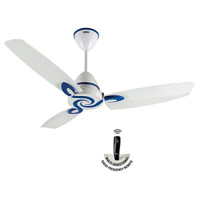 USHA Onio Lambda 1200MM BLDC 5 Star Energy Efflicient, Dust & Oil Resistant Ceiling Fan with Remote (White) Pack of 1