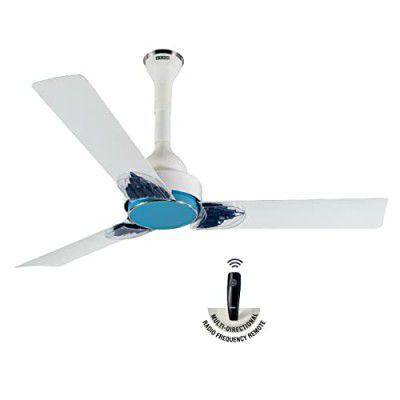 USHA Onio Phi Beta 1200MM BLDC 5 Star Energy Efflicient, Dust & Oil Resistant Ceiling Fan with Remote (White) Pack of 1