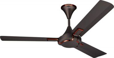 V-Guard Exado Pro AS 1 Star 1200 mm Energy Saving 3 Blade Ceiling Fan  (Choco Brown Matte, Pack of 1)