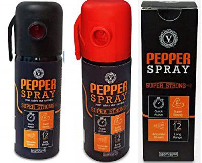 V Pepper Spray Black+Red