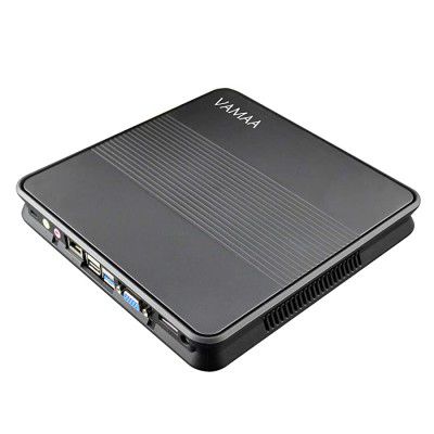 VAMAA C1867 Series Mini Desktop Computer (Intel Celeron 3867U Dual Core/4GB/60GB SSD/Windows 10 Pro/Intel Integrated Graphics) Black