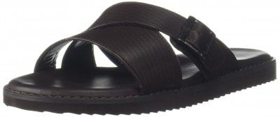 Van Heusen Men's Brown Flip Flops Slipper