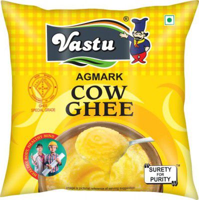 vastu Cow Ghee Organic Pure Ghee 500ML Ghee 500 ml Pouch