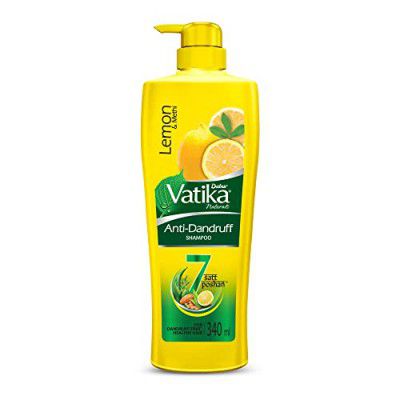 Vatika Anti-Dandruff Shampo Lemon & Methi, 340 Ml