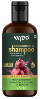 vaydo Red Onion Black Seed Oil Shampoo With Red Onion Seed Oil Extract, Black Seed Oil & Pro-Vitamin B5 - (100 ml)  (100 ml)