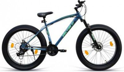 Vector 91 Monster Fat Bike  Blue Green 26 T Fat Tyre Cycle  